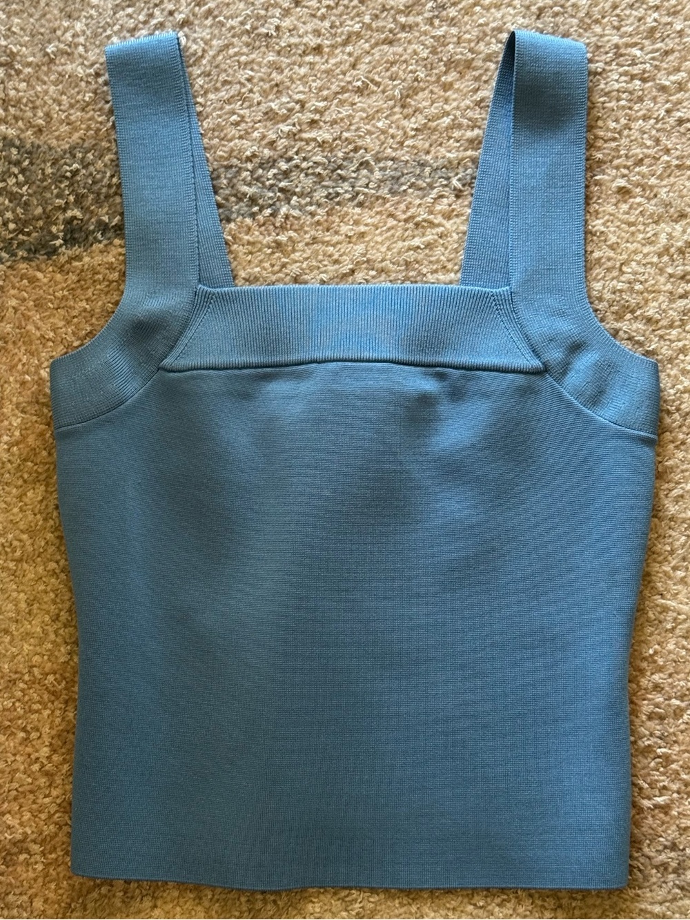 NEW Simkhai Madine Tank Top in Blue Hydrangea - Picture 2 of 4